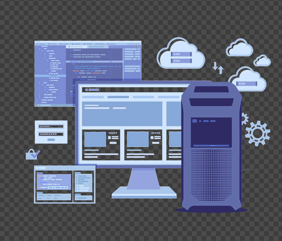 computer workstation png