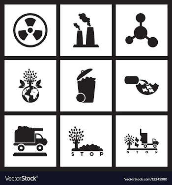 Concept flat icons in black and white vector image