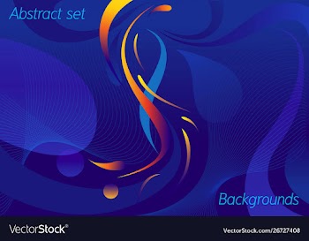 Concept line and wave background vector image