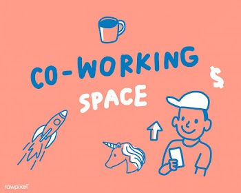 Concept of coworking space illustration | Free stock vector - 472046