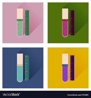 Concept of flat icons with long shadow mobile vector image