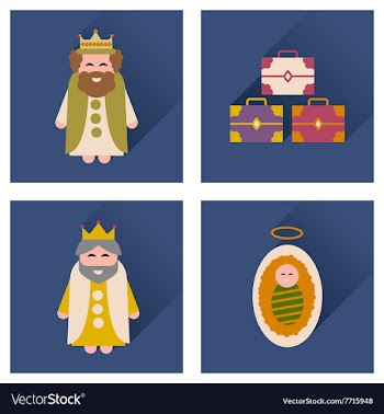 Concept of flat icons with long shadow Traditional vector image