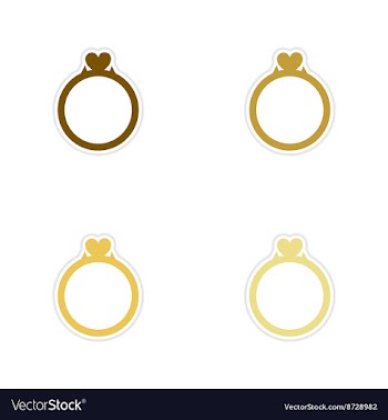 Concept of paper stickers on white background vector image