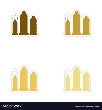 Concept paper stickers on white background types vector image