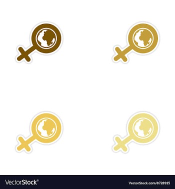 Concept paper stickers on white background vector image