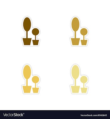 Concept paper stickers on white background vector image