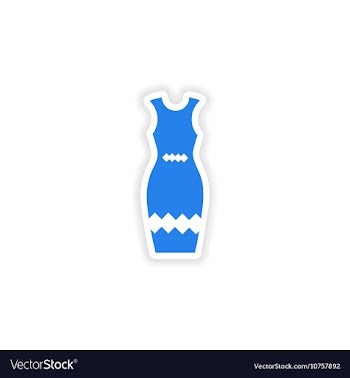 Concept stylish paper sticker on white background vector image