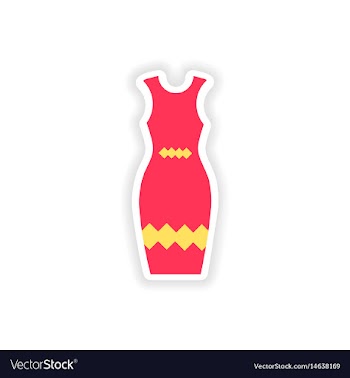 Concept stylish paper sticker on white background vector image