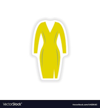 Concept stylish paper sticker on white background vector image
