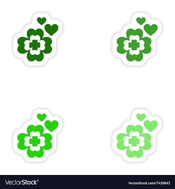 Concept stylish paper sticker on white background vector image