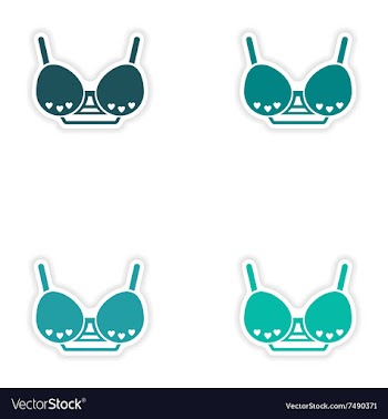 Concept stylish paper sticker on white background vector image