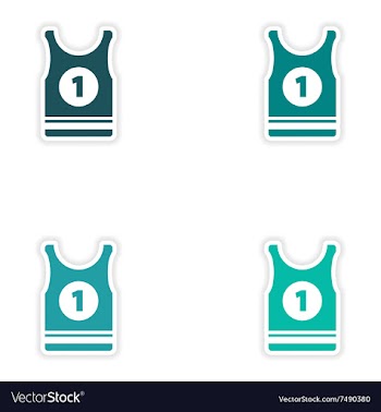 Concept stylish paper sticker on white background vector image