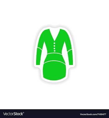 Concept stylish paper sticker on white background vector image