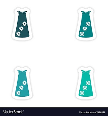 Concept stylish paper sticker on white background vector image