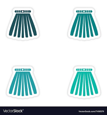 Concept stylish paper sticker on white background vector image