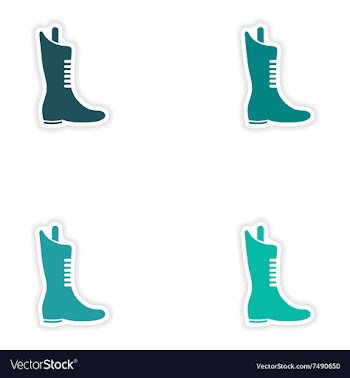 Concept stylish paper sticker on white background vector image