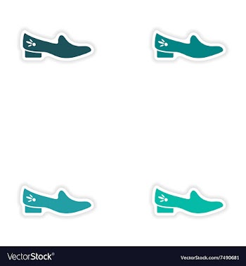 Concept stylish paper sticker on white background vector image