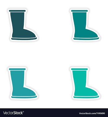 Concept stylish paper sticker on white background vector image