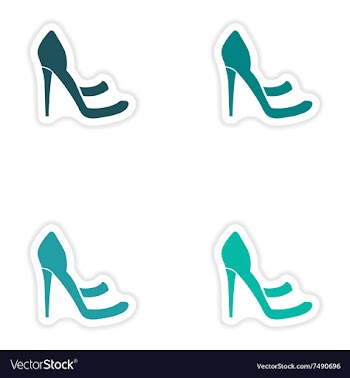 Concept stylish paper sticker on white background vector image
