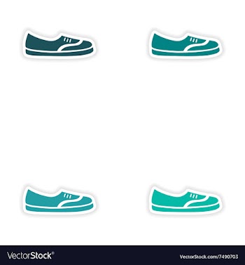 Concept stylish paper sticker on white background vector image