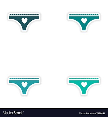 Concept stylish paper sticker on white background vector image