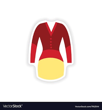 Concept stylish paper sticker on white background vector image