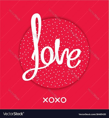 Conceptual design of the love letter vector image