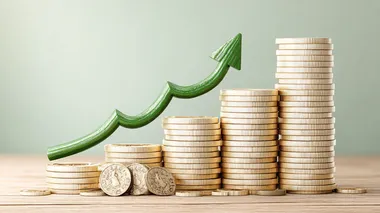 Conceptual Illustration of Economic Growth and Financial Success Conceptual Illustration of Economic Growth and Financial Success