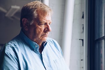 Concerned Senior Man