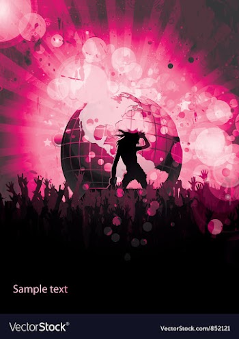 Concert poster vector image