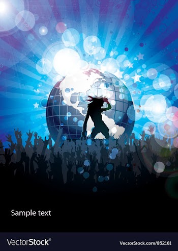 Concert poster vector image