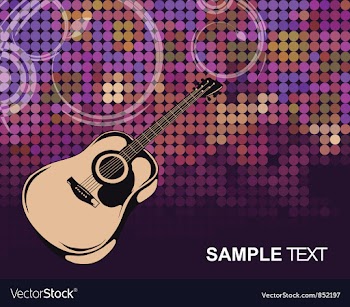 Concert poster vector image