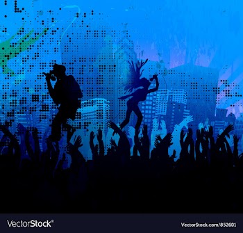 Concert poster vector image
