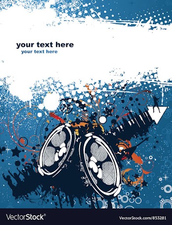 Concert poster vector image