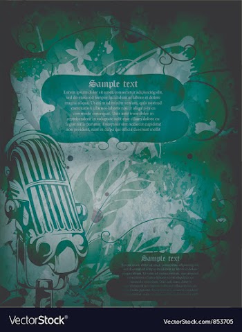 Concert poster vector image