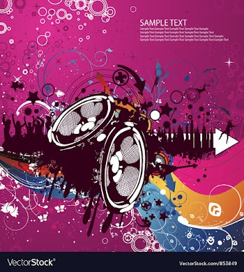 Concert poster vector image