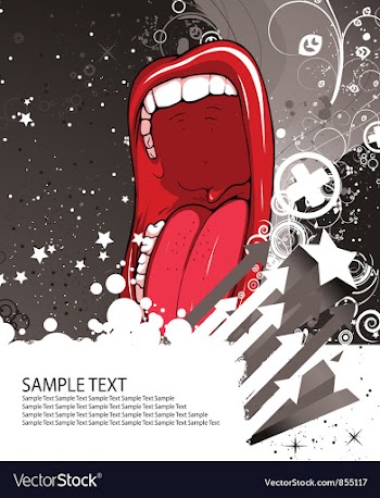 Concert poster vector image