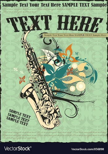 Concert poster vector image
