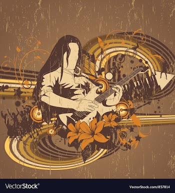 Concert poster vector image