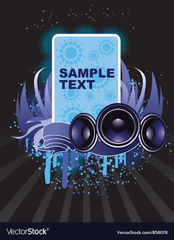 Concert poster vector image