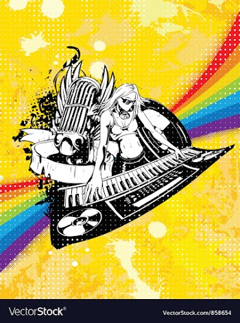 Concert poster vector image