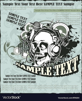 Concert poster vector image