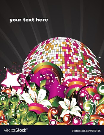 Concert poster vector image