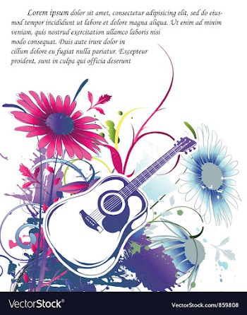 Concert poster vector image