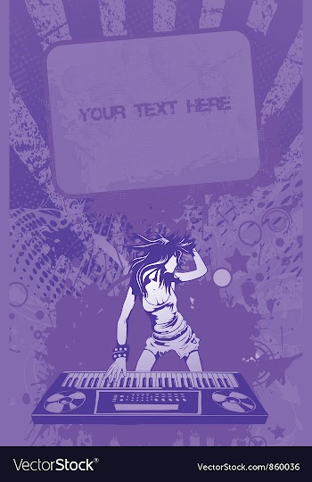 Concert poster vector image