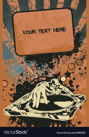 Concert poster vector image