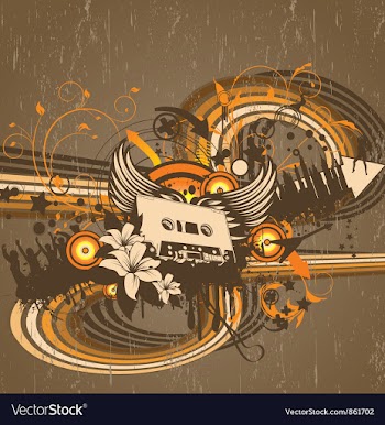 Concert poster vector image