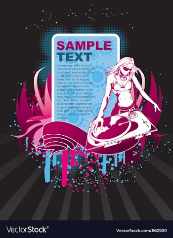 Concert poster vector image