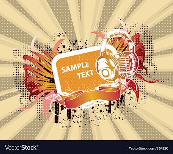 Concert poster vector image