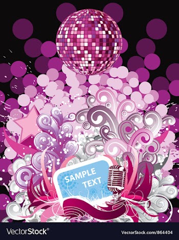 Concert poster vector image